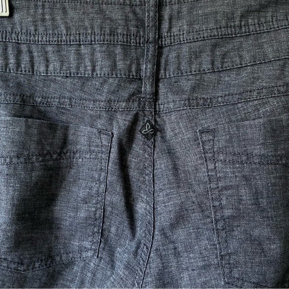 PrAna Lizbeth Hemp Blend Capri Pants in Coal Size 8 - Picture 11 of 14